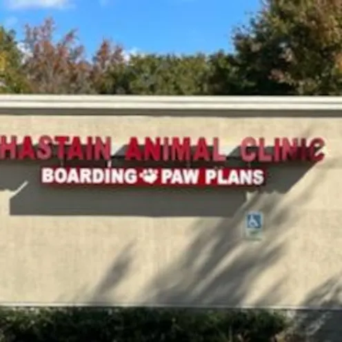 Chastain Animal Clinic sign